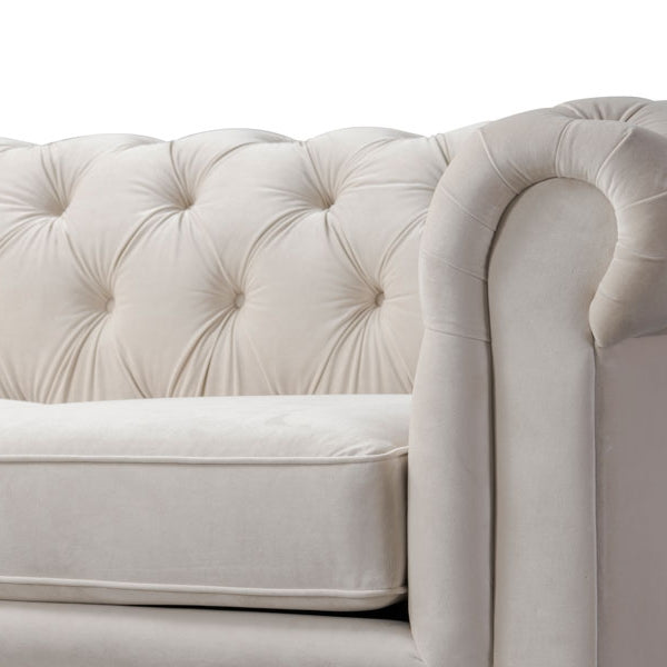 Monty Two Seat Sofa - Chalk