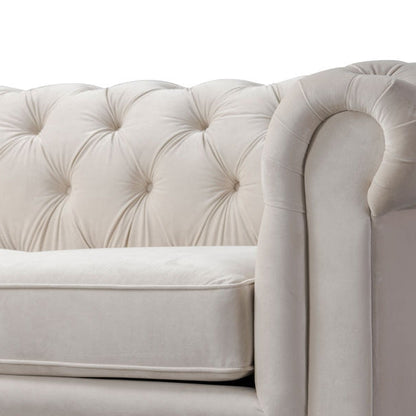 Monty Two Seat Sofa - Chalk