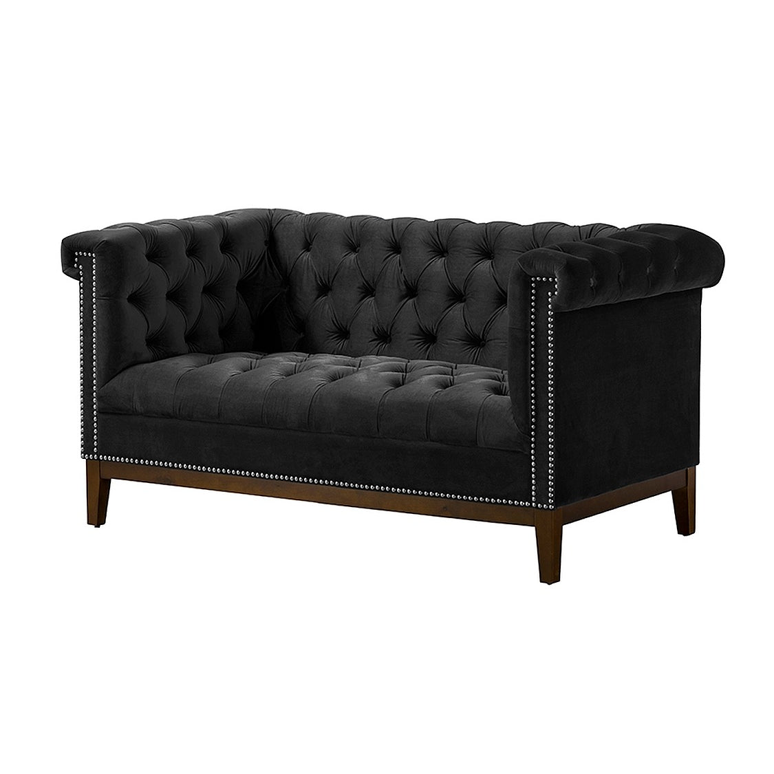Bergmann Two Seat Sofa - Black