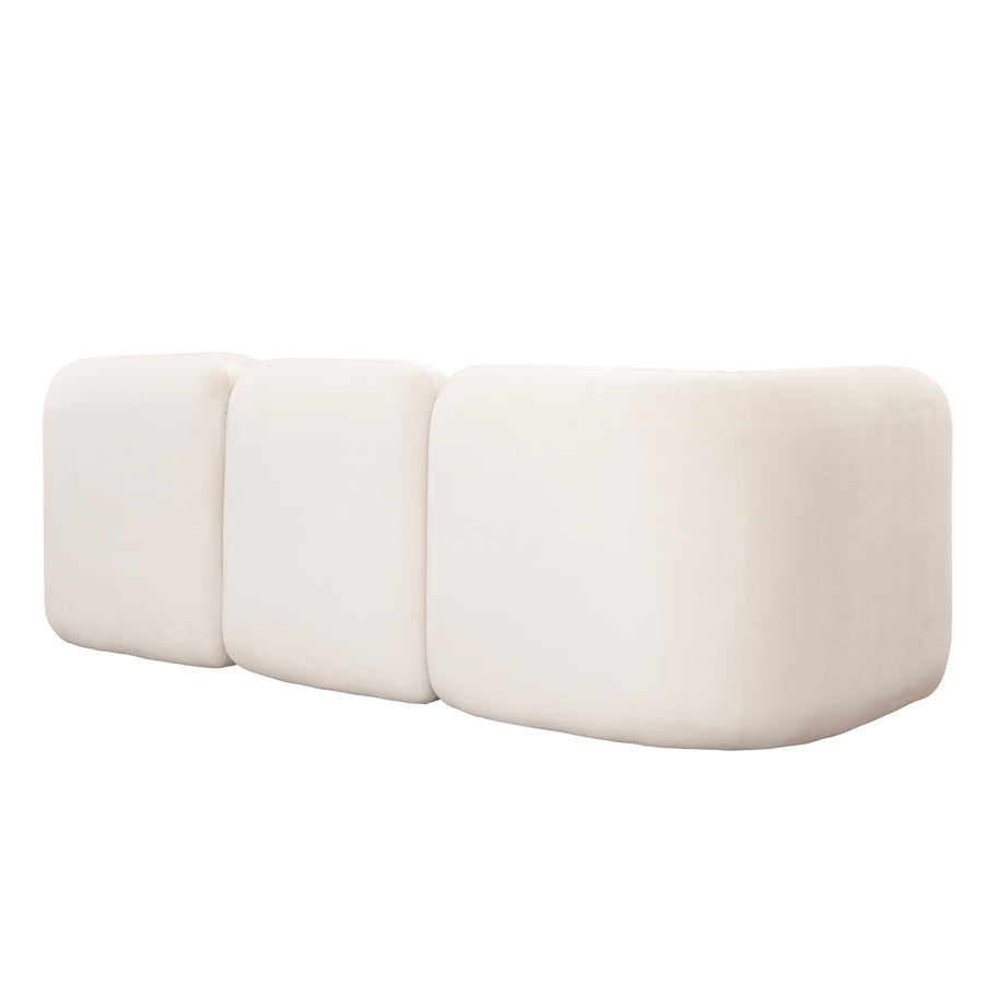 Munich Three Seat Sofa – Chalk