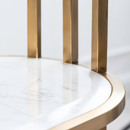 Aria Console Table Brass