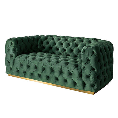 Frankfurt Two Seat Sofa - Bottle Green