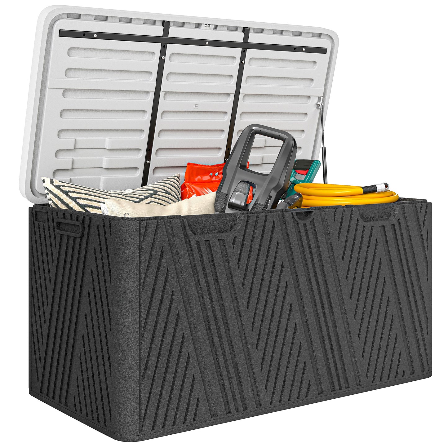 380L Garden Storage Box Waterproof Outdoor Storage Box