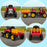 Ride On Tractor with Detachable Trailer, Remote Control, Music - Red