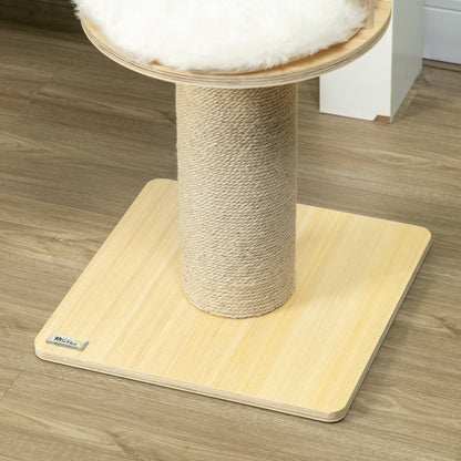 52cm Kitty Activity Centre w/ Bed, Jute Scratching Post