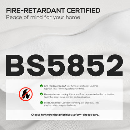 Linen Criss Cross Legged Office Chair with Tilt Function, Black