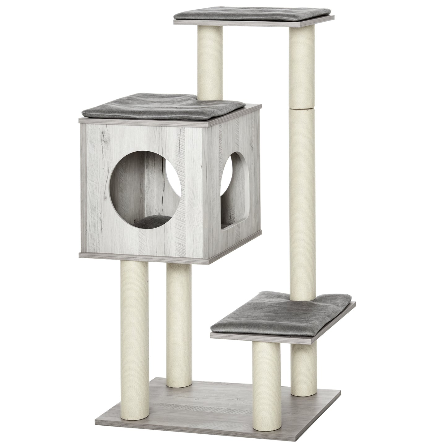 Multi-Level Cat Tree Tower Activity Center w/ Scratching Posts Condo