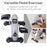 Mini Exercise Bike Fitness W/LCD Display, 9Wx 40Dx 31Hcm-Silver