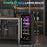 16 Bottle Dual Zone Built-in Wine Cooler Fridge with Glass Door