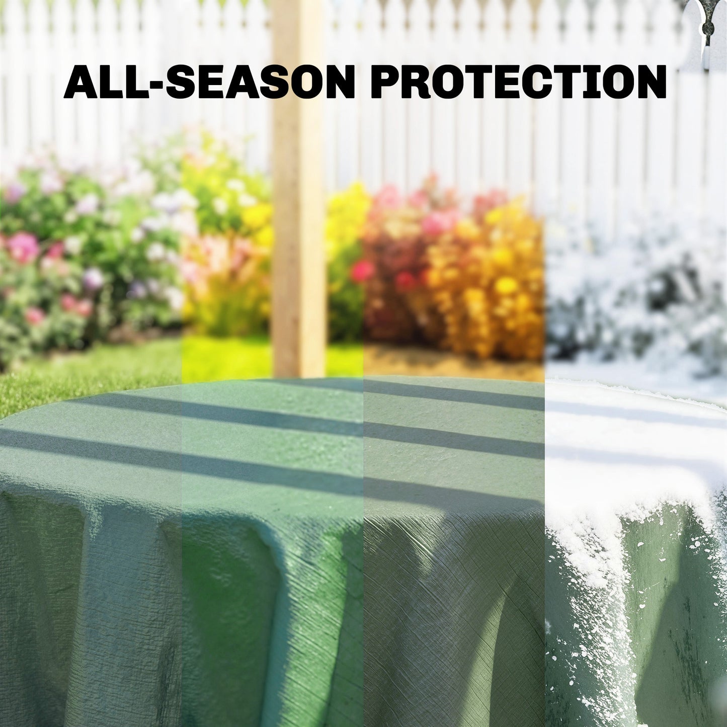 4 x 6m Waterproof Tarpaulin, 90GSM Tear-Resistant PE Tarp