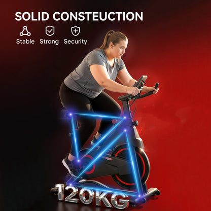 Exercise Bike, Stationary Bike with Adjustable Magnetic Resistance