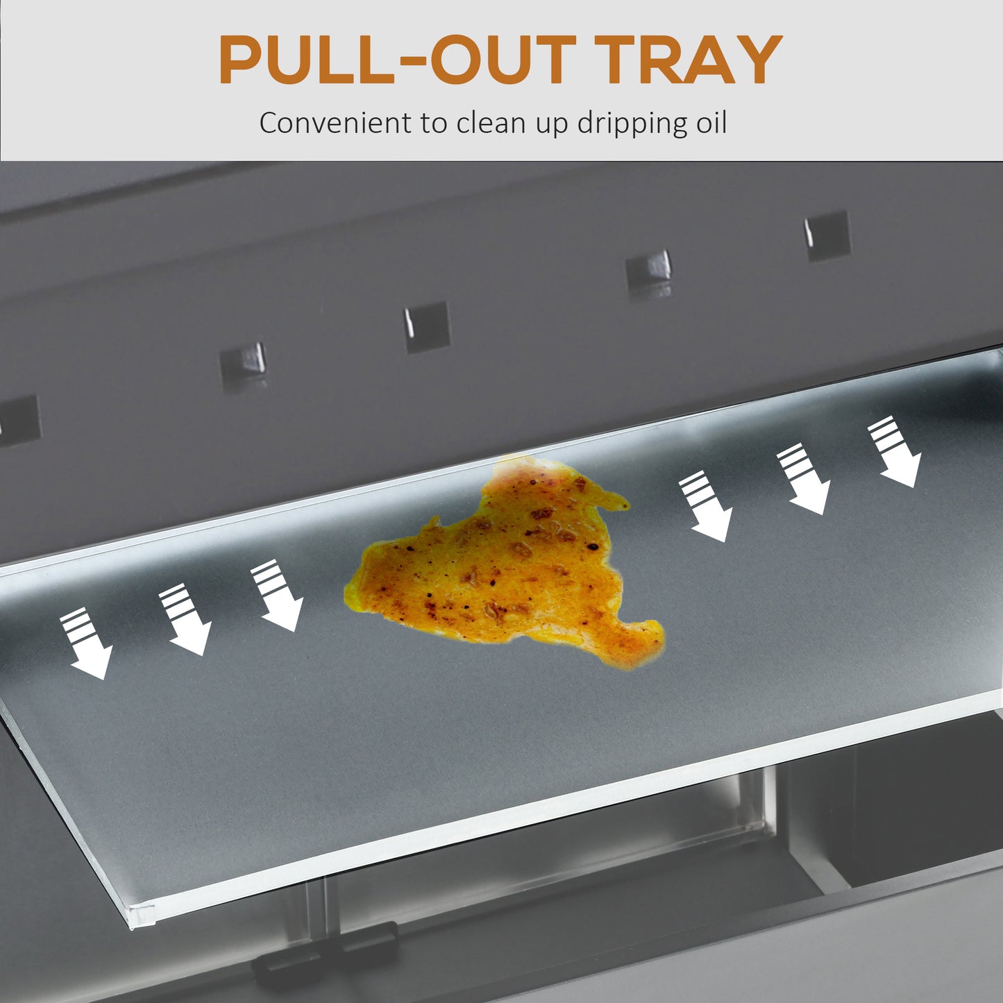 Gas Barbecue Grill 3+1 Burner Garden BBQ w/ Large Cooking Area