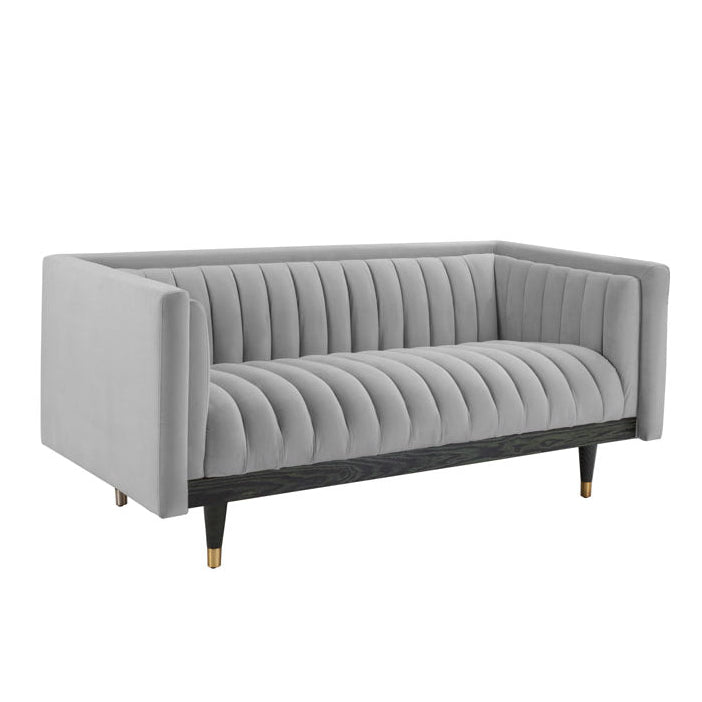 Metz Two Seat Sofa - Dove Grey