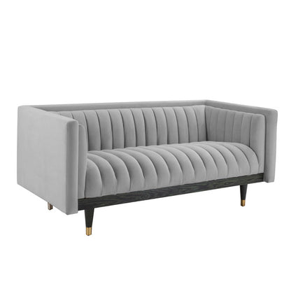 Metz Two Seat Sofa - Dove Grey