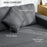 Corner Sofa Bed with Storage, 3 Seater Pull Out Sofa Bed, Convertible L Shape Sofa Couch with Reversible Chaise Lounge for Living Room, Dark Grey