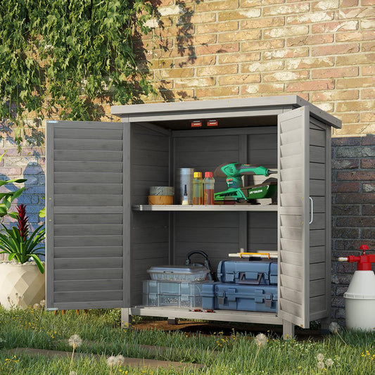 Garden Storage Shed 87L x 46.5W x 96.5Hcm