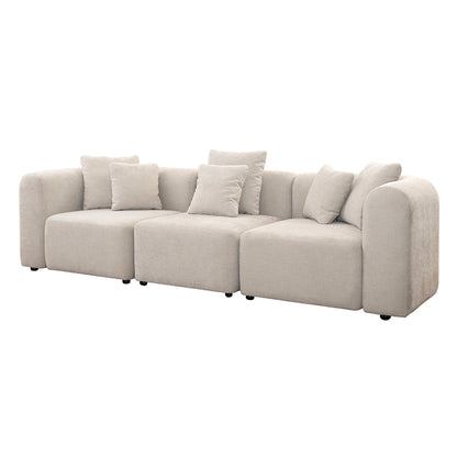 Dune Three Seat Sofa – Parchment