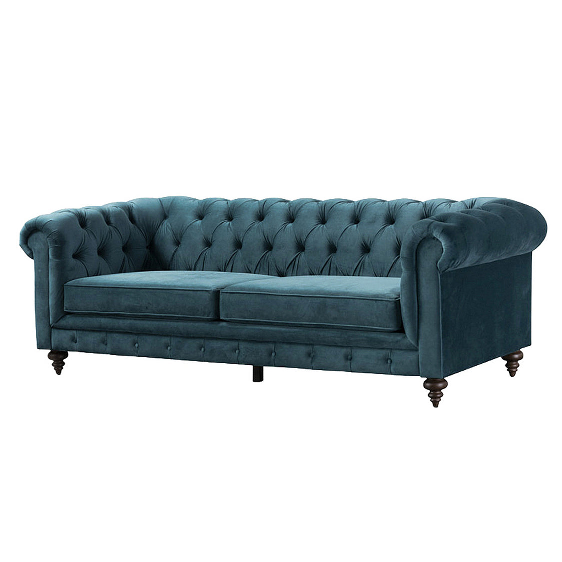 Monty Three Seat Sofa - Peacock