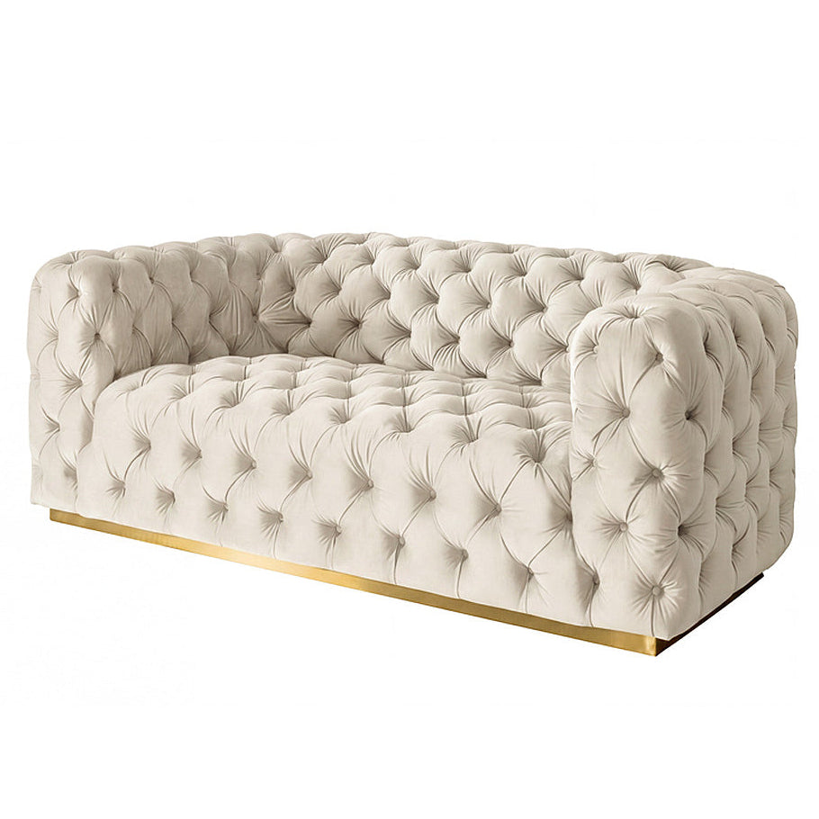 Frankfurt Two Seat Sofa - Chalk