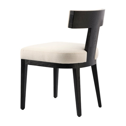 Juno Circular Dining Table and 6 Vista Dining chairs