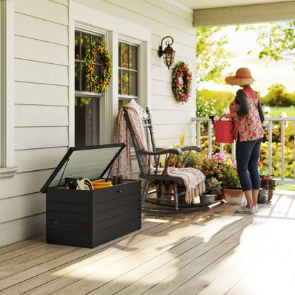 311L Garden Storage Box, Waterproof Outdoor Storage Box for Tools