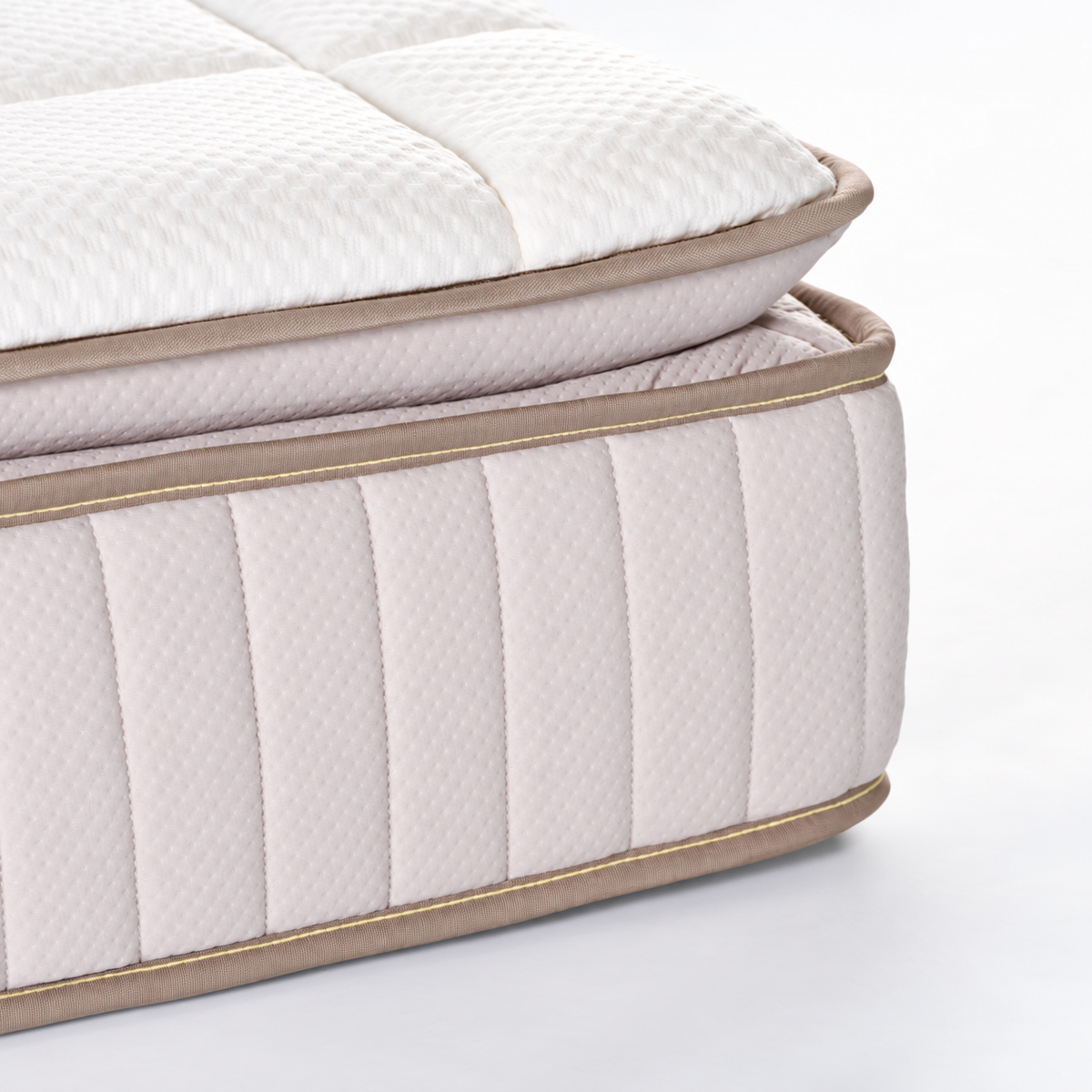 Ultimate Double Medium-Firm Pocket Spring and Gel Memory Foam Mattress with Protector and Sheet Clips