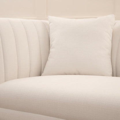 Baxter Three Seat Sofa – Ivory