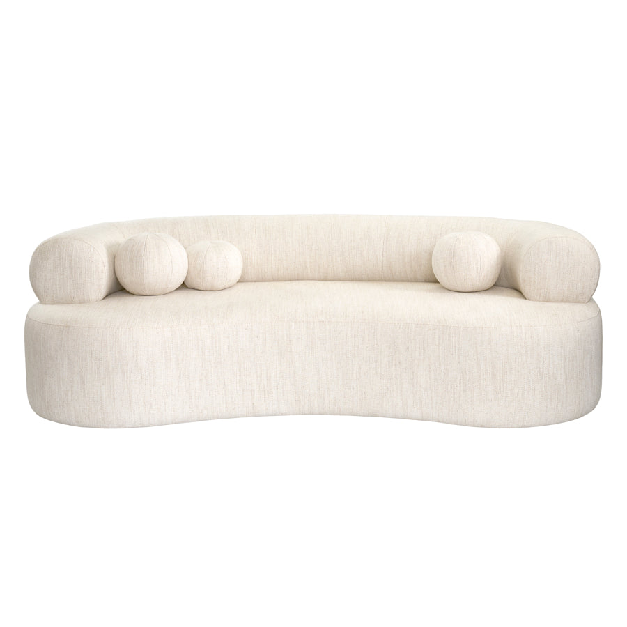 Rolls Three Seat Sofa Natural Linen