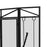 3 Panel Folding Fire Guard Screen w/ Fireplace Tool Sets, Front Doors, Freestanding Fire Screen Spark Guard w/ Feet, Black