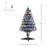 3ft Artificial Prelit Christmas Tree, Snow Xmas Tree w/ Fiber Optic