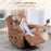 Lift Chair Riser and Recliner Chair with Vibration Massage, Heat, Brown