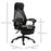 Mesh Office Chair with Footrest for Home Office Lunch Break Recliner High Back Adjustable Height with Headrest, Black