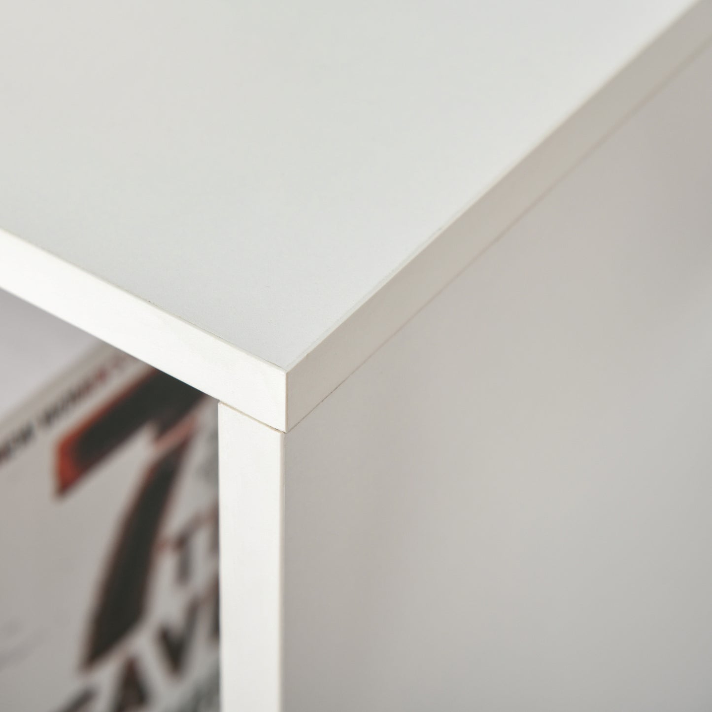 Cubic Cabinet Bookcase Storage Shelves for Home Office, White