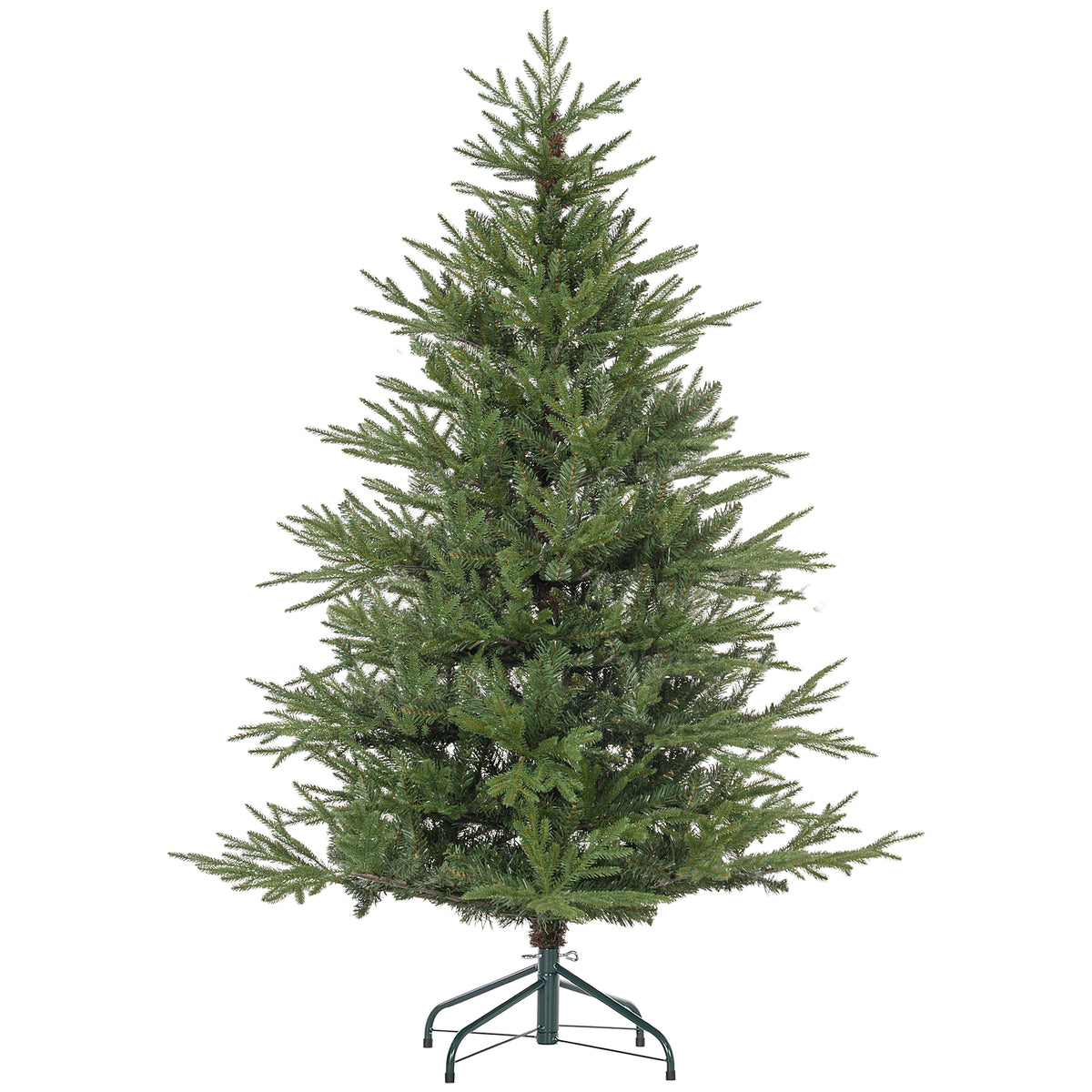 5 Foot Artificial Christmas Tree with Realistic Hinged Branches, Green