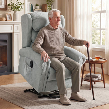 Power Lift Recliner Chair for Elderly with Remote Control, Grey