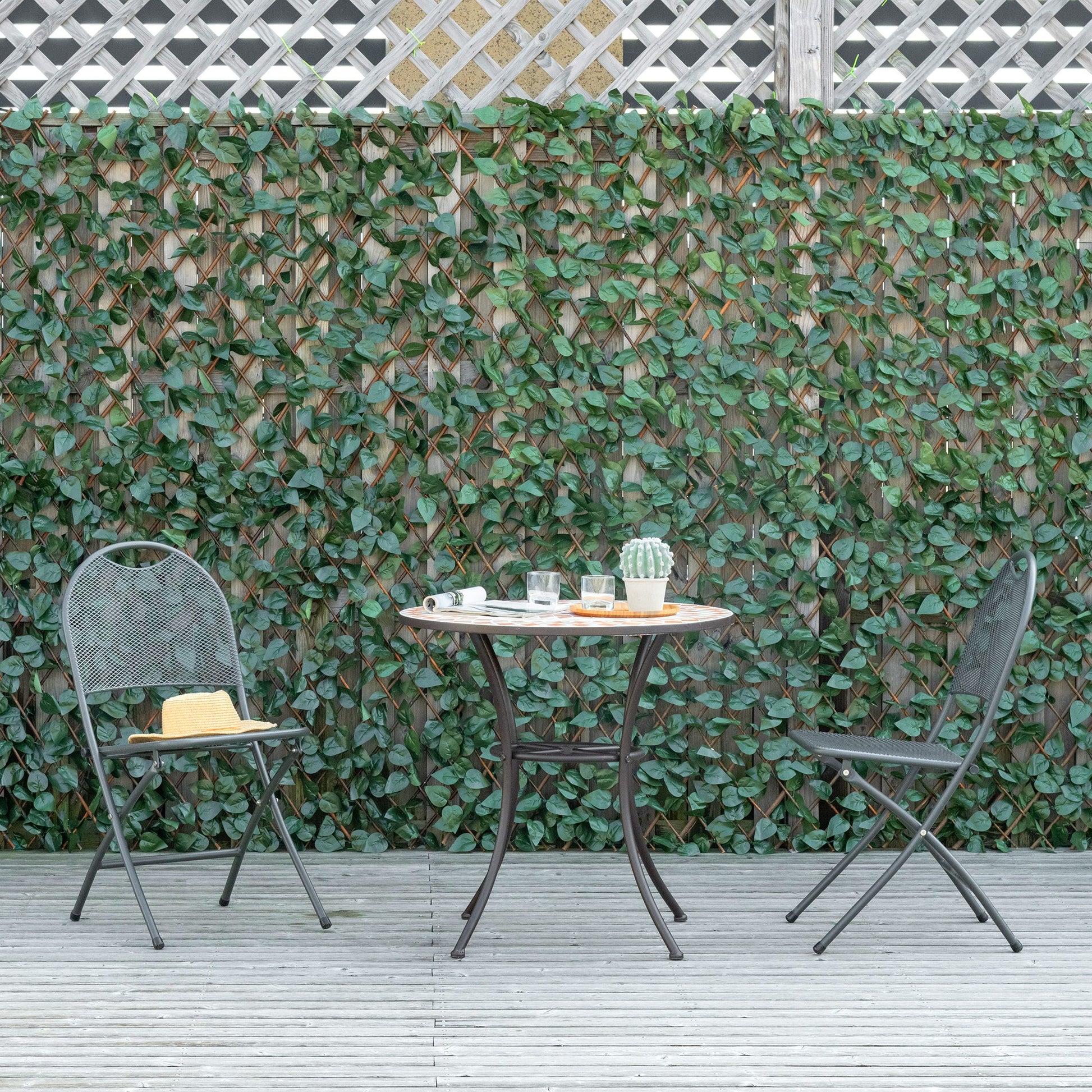 plastic plant fence 4 Pieces Expanding Trellis Fence, 2m x 1m Artificial Plant Fence, Deco – QuidsIn Superstore