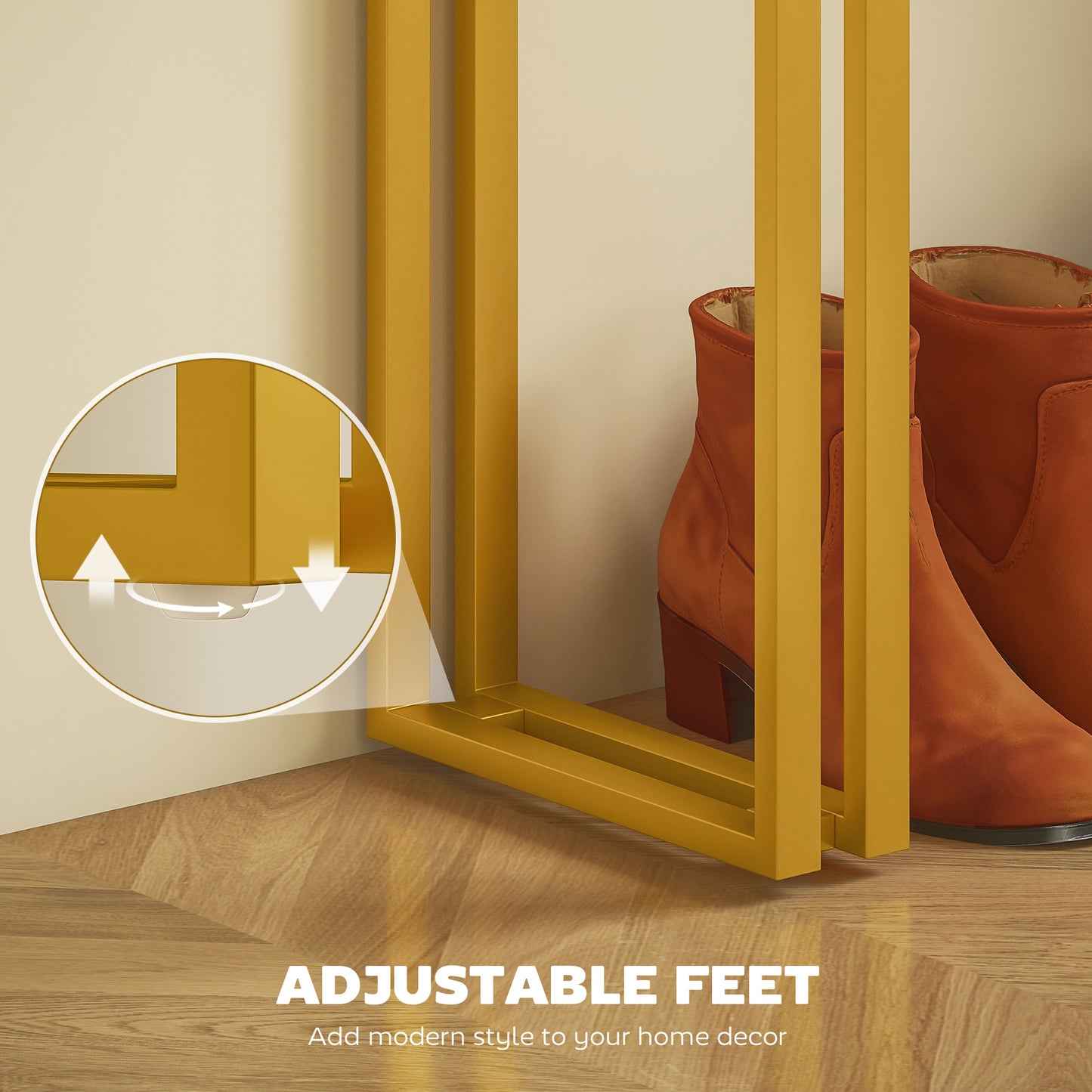 Modern Slim Long Accent Sofa Side Hall Desk for Hallway, White