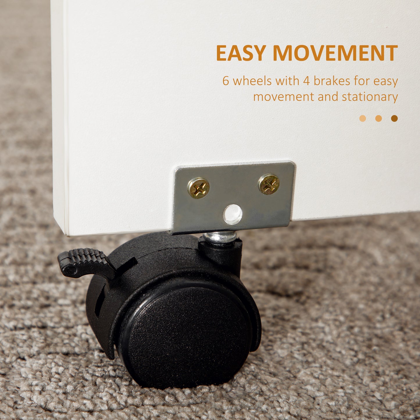 Folding Dining Table, Drop Leaf Table With Drawers White