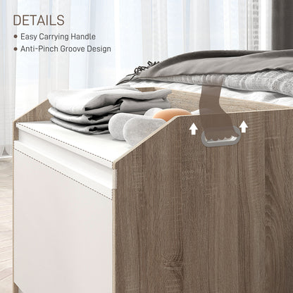 Storage Bench Lift Top Cabinet Accent Seat Storage Box for Entryway