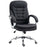 Ergonomic Office Chair Task Chair for Home with Arm, Swivel Wheels, Linen Fabric, Black