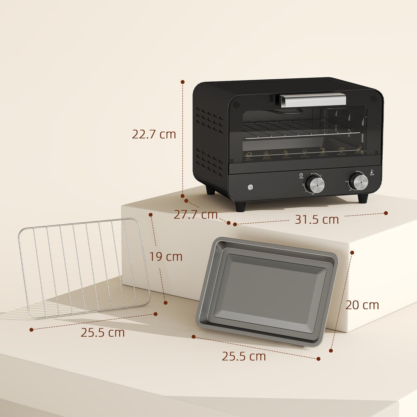 Bar Stools Set of 2 Swivel Height Adjustable Barstools Black