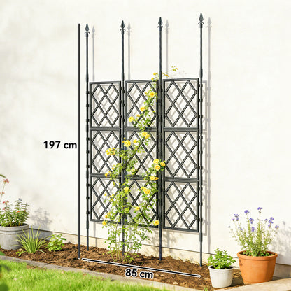 Foldable Garden Trellis, Lattice Climbing Support Trellis