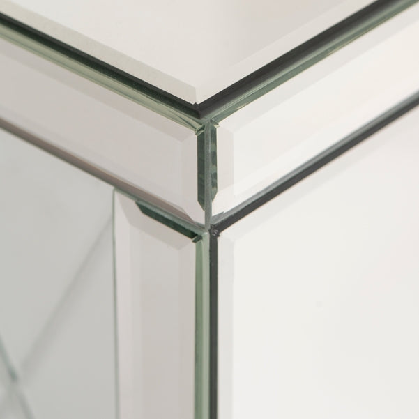Knightsbridge Mirrored Bedside Table
