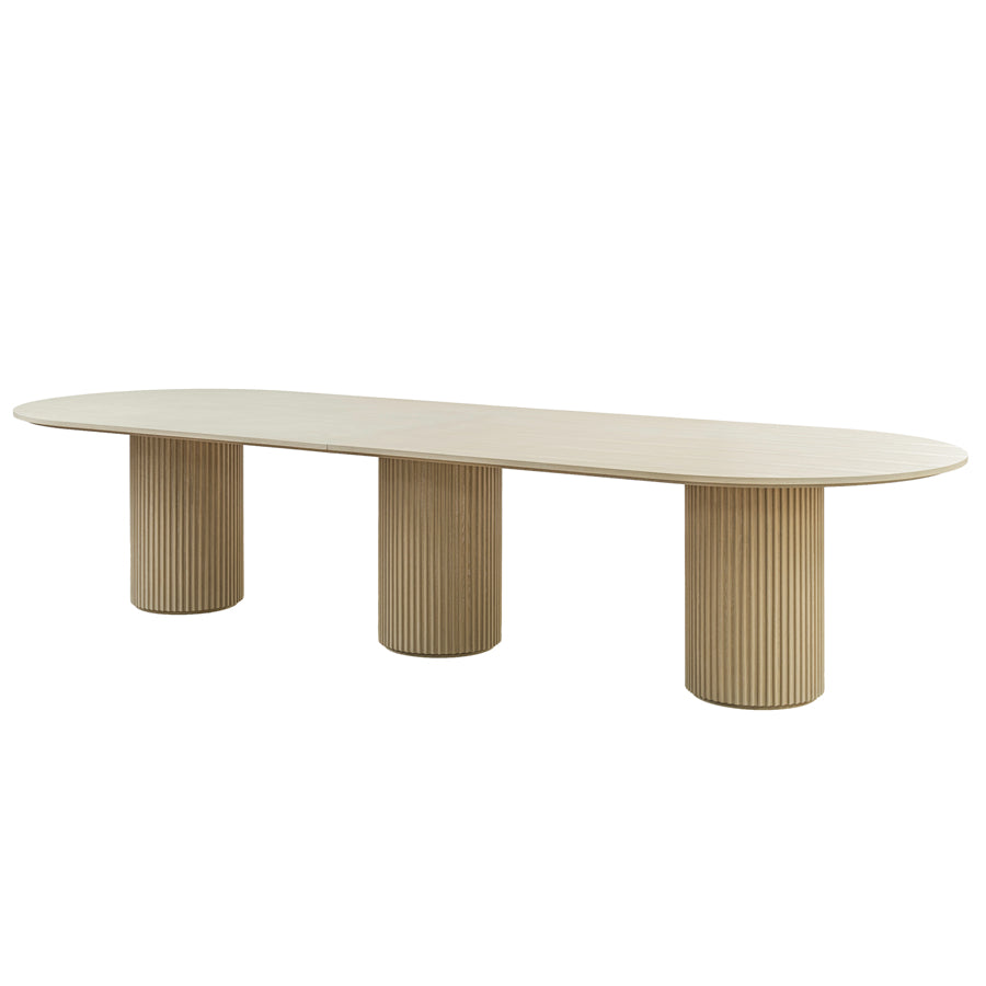 Ophelia Washed Grey  XL Dining Table