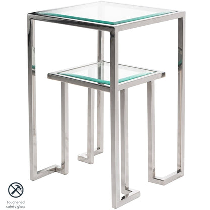Anta Silver Side Table