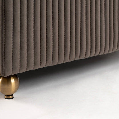 Ozman Lounge Chair - Chalk/Mink