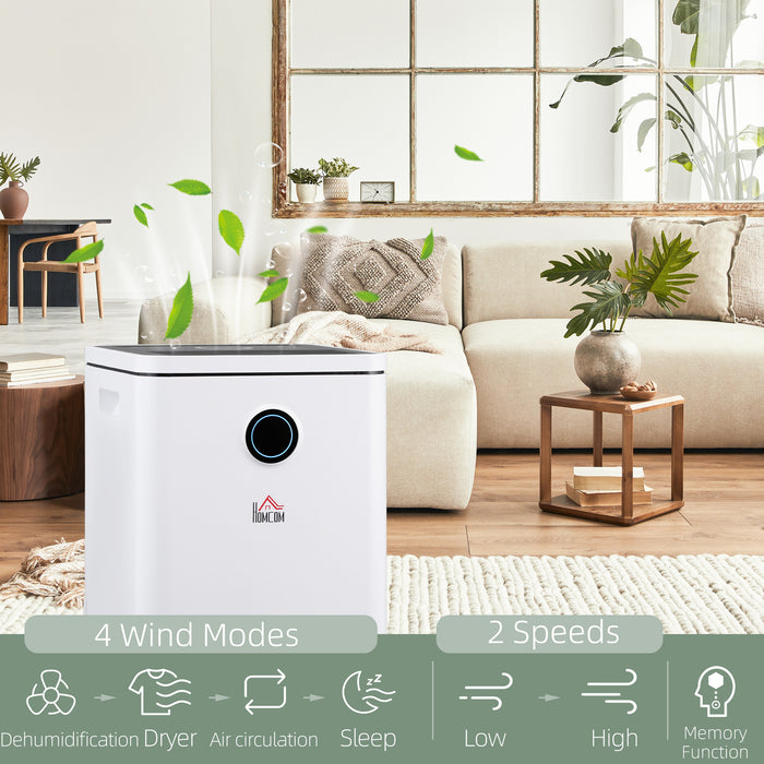 10L/Day 2500ML Portable Quiet Dehumidifier with WiFi Smart App Control, Electric Moisture Air Dehumidifier for Home/Office