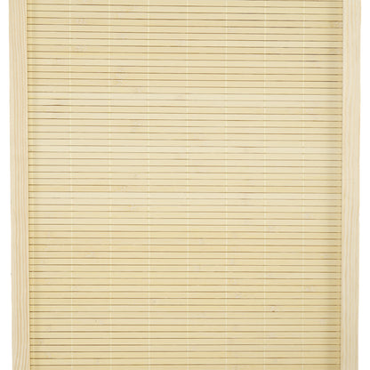 Freestanding Room Divider 4 Panel Folding Natural, 180 x 180cm