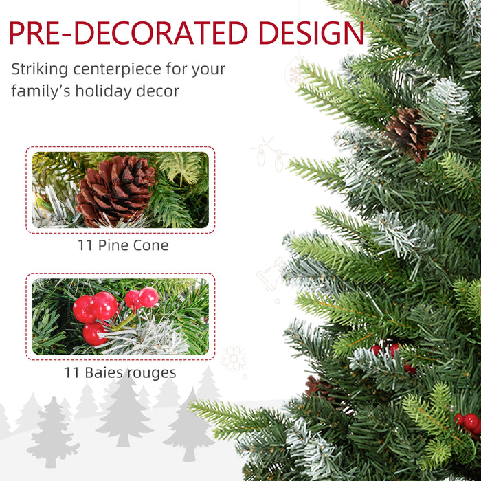 2 Pieces 3' Prelit Artificial Tabletop Christmas Trees, LED Display