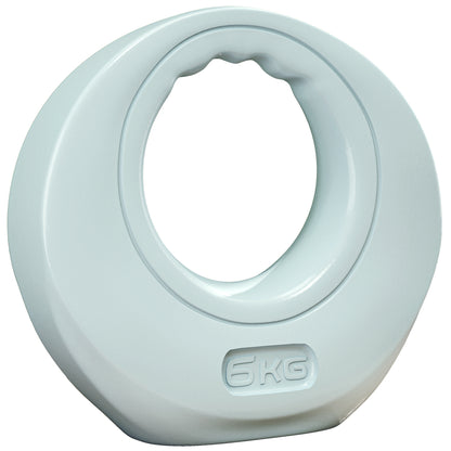 6kg Kettlebell for Weight Lifting and Strength Training, Grey